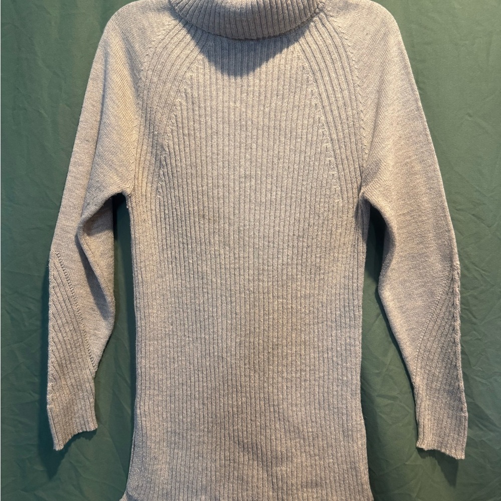 Women's Gray Turtleneck Sweater
